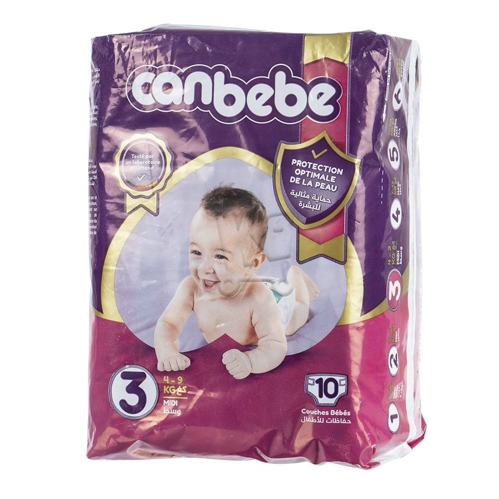 les couches quand bébé