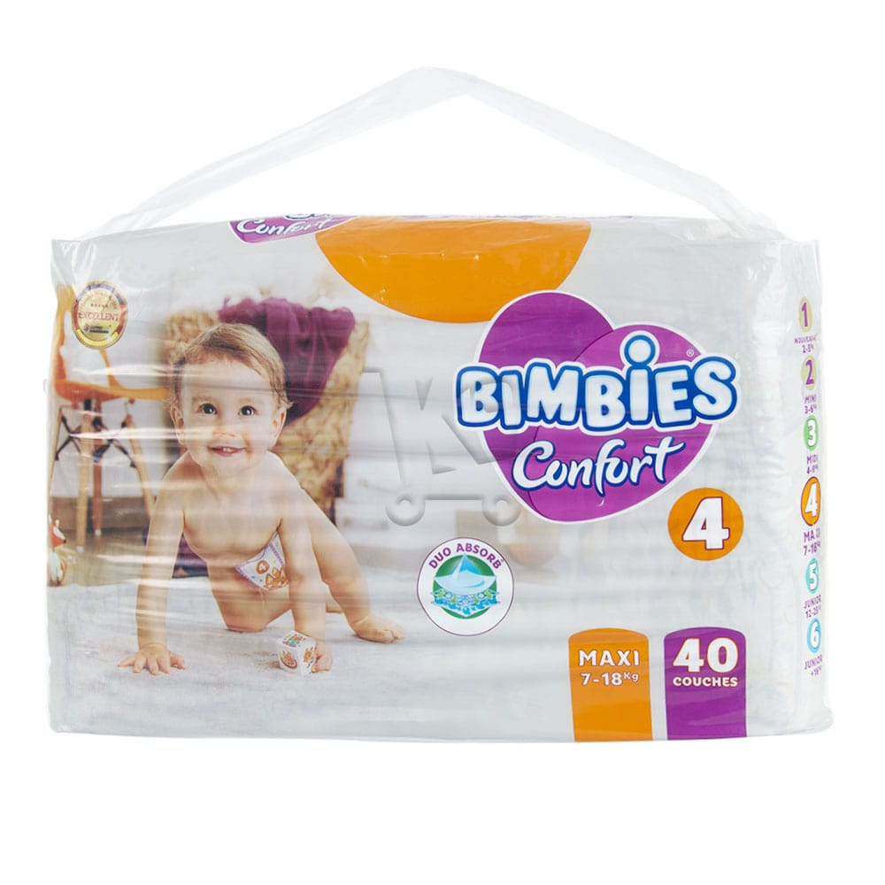 les couches quand bébé