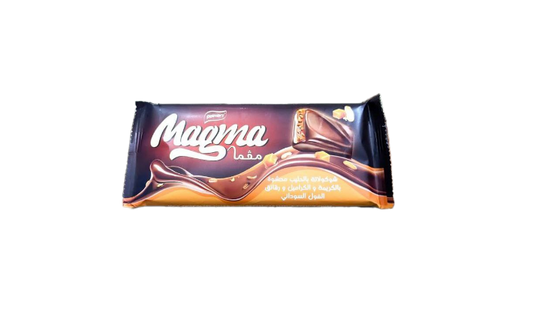 Magma Milk Chocolate With Hazelnut Chips 90G